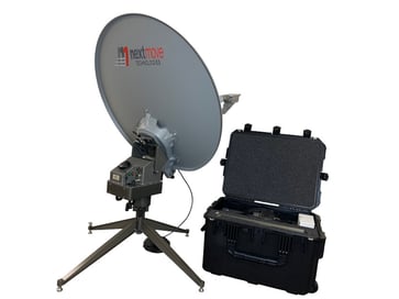 LinkaSat-90 tracking antenna