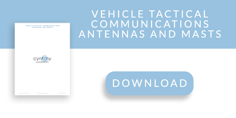VEHICLE TACTICAL COMMUNICATIONS ANTENNAS AND MASTS