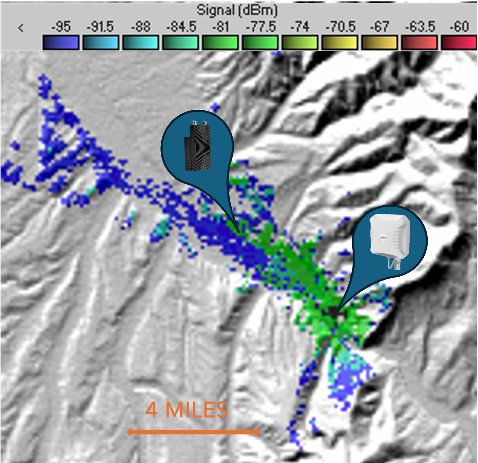 map viewshed